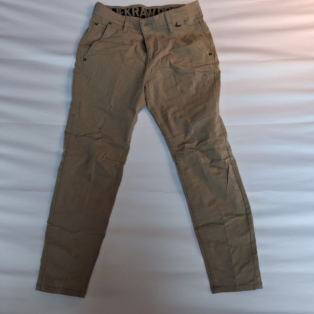 Projek Raw Chino Men's pants 30 stretch cotton slim-leg casual in beige